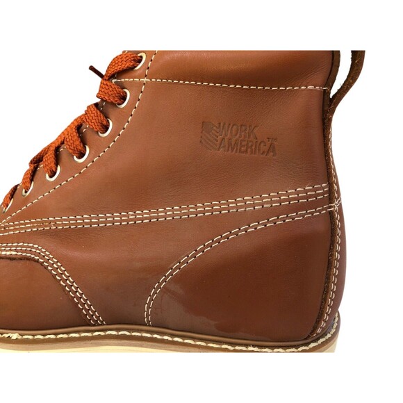 Work America Men's Crepe Wedged Sole 6" Work Size 6 - Picture 5 of 8